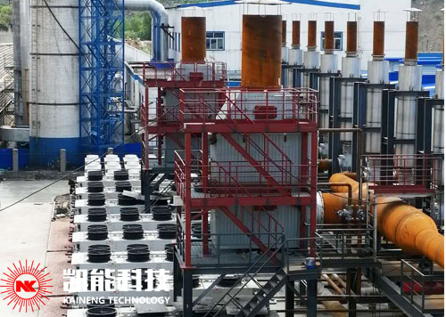 凱能瓦斯發電余熱鍋爐項目現場