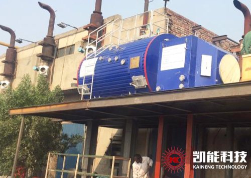 凱能余熱鍋爐項目現場
