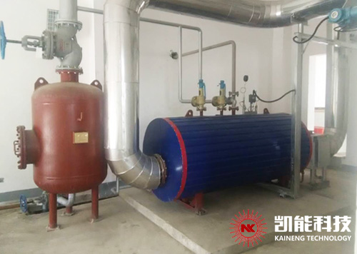 重油發電機組余熱鍋爐項目現場