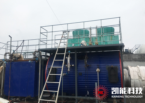 沼氣發電機組余熱利用項目現場